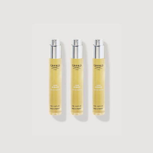 3x10ml Love In White atomizer refill set